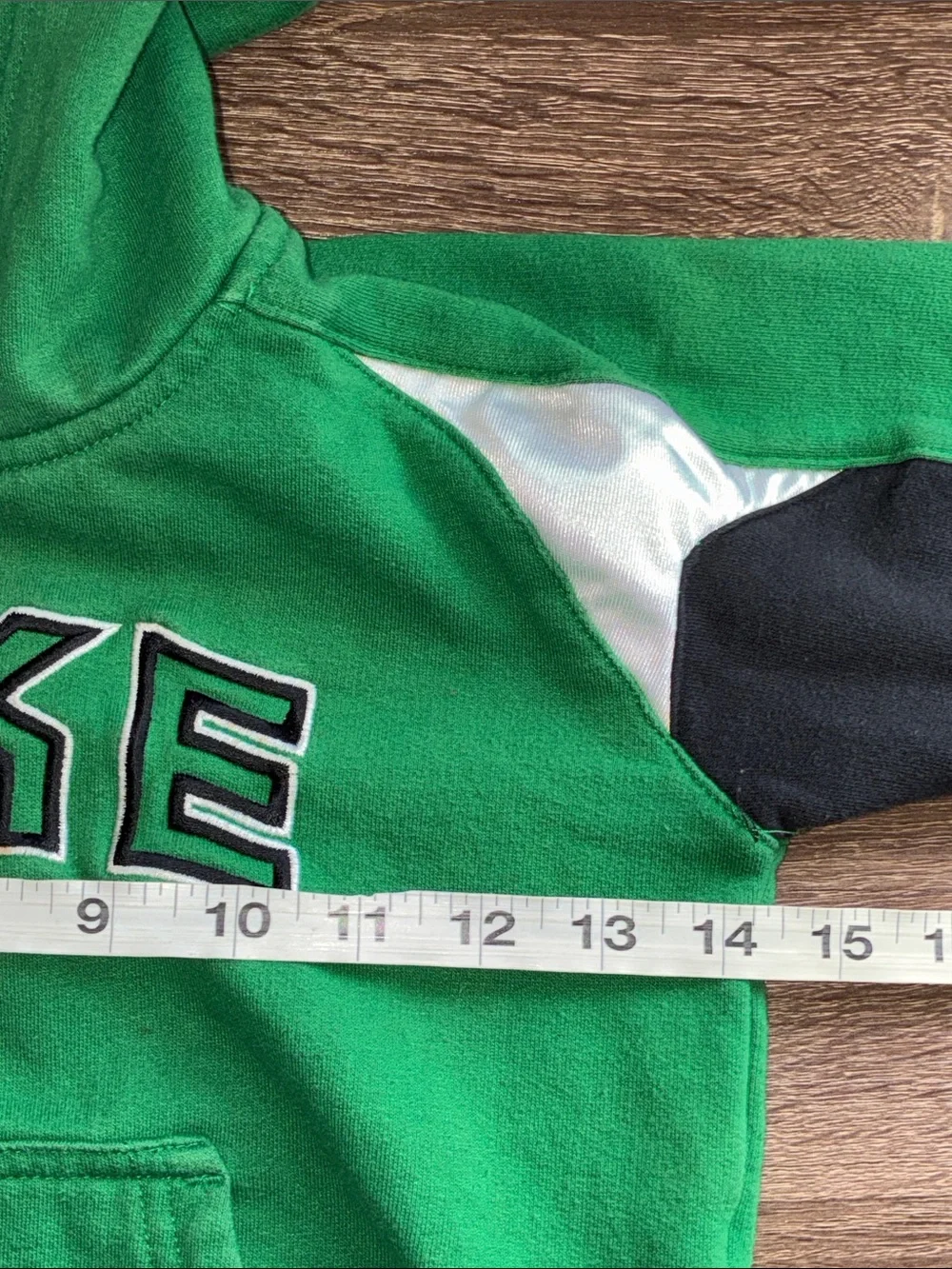 Kids Vintage 2T Green Nike Hoodie